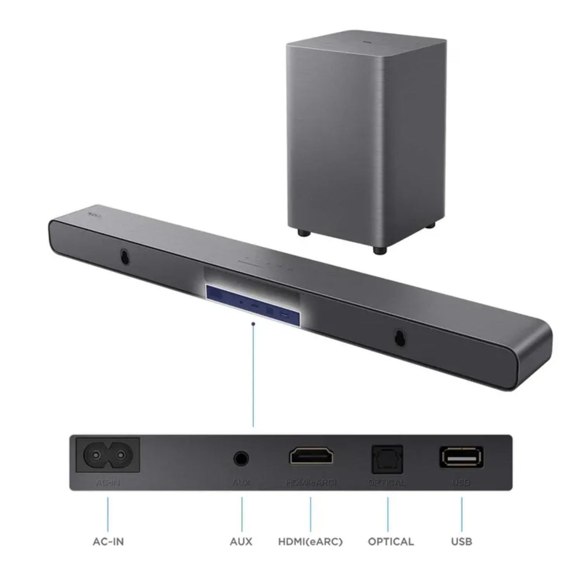 TCL - Barra de Sonido TCL S55H Negro