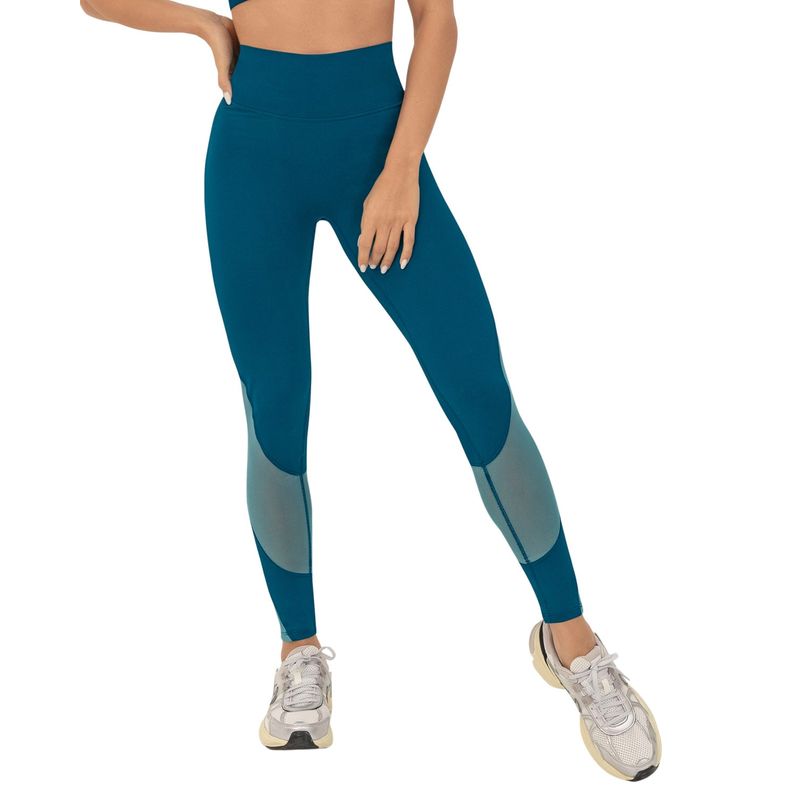 LEONISA - Leonisa Legging con mallas laterales Leonisa Active by Silvy Araujo.