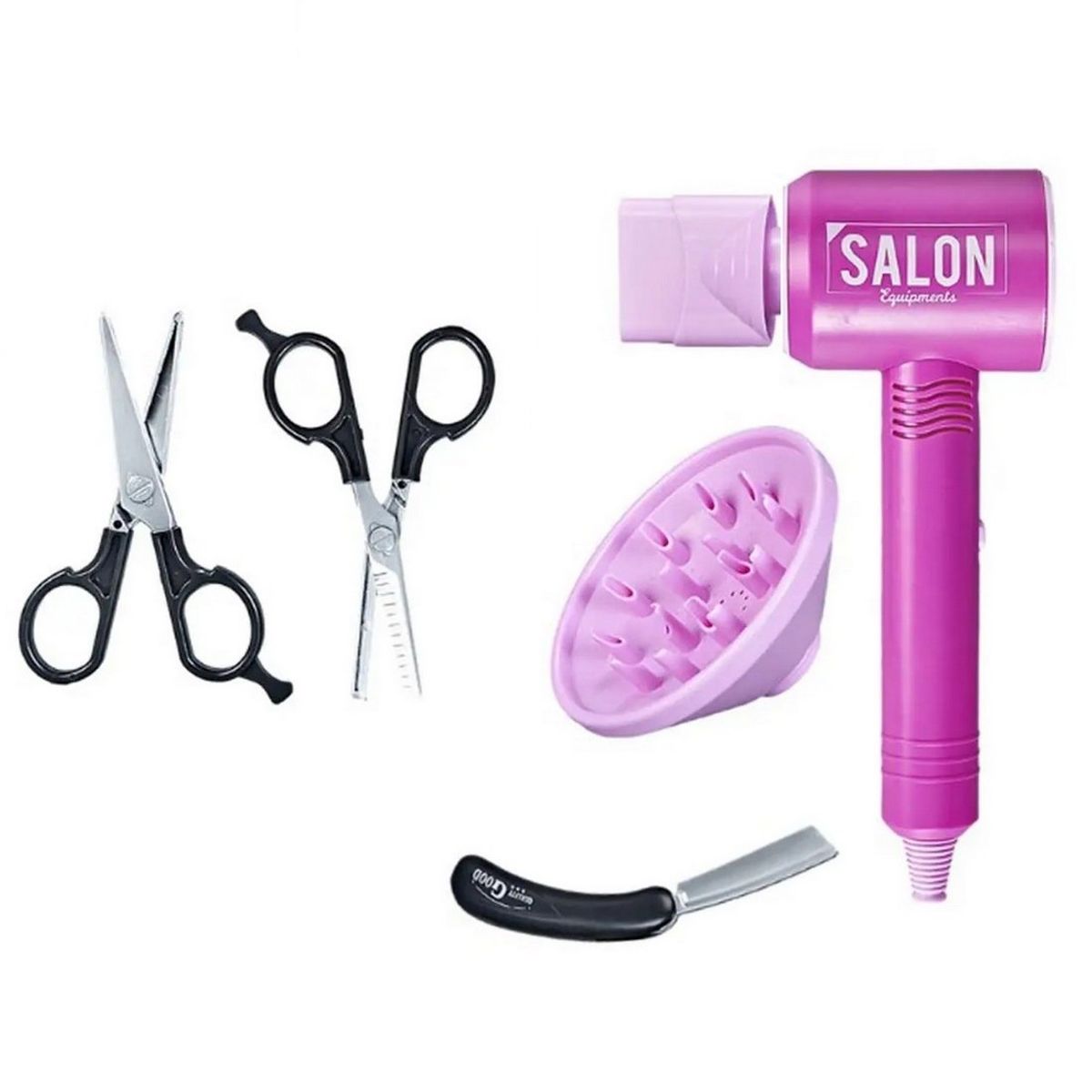 GENERICO - Juguete Set Estetica Peluqueria Salon De Belleza Niña Kit