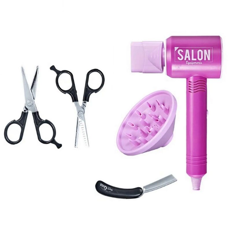 GENERICO - Juguete Set Estetica Peluqueria Salon De Belleza Niña Kit