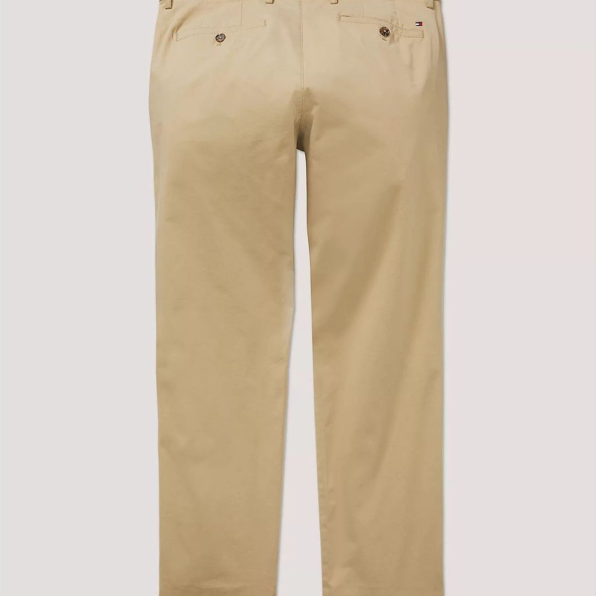 TOMMY HILFIGER - Pantalón beige chino elastico de corte recto - Adaptive Tommy Hilfiger