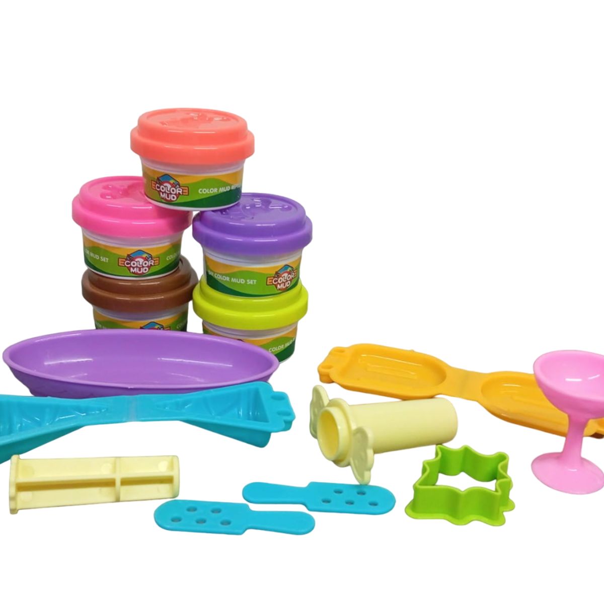 JUGUETERIA EXPRESS - Set Juguete Plastilina Heladeria Moldeable Con Accesorios