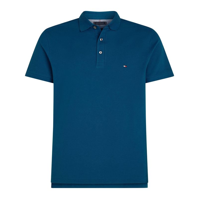 TOMMY HILFIGER - Polo azul slim 1985 Tommy Hilfiger