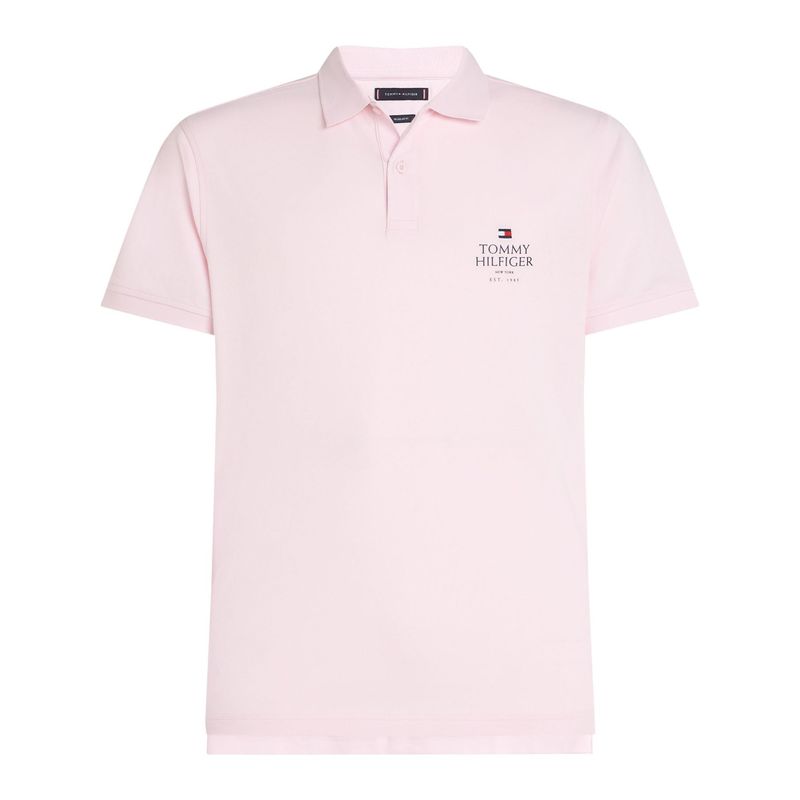 TOMMY HILFIGER - Polo rosa ic stack de corte regular Tommy Hilfiger