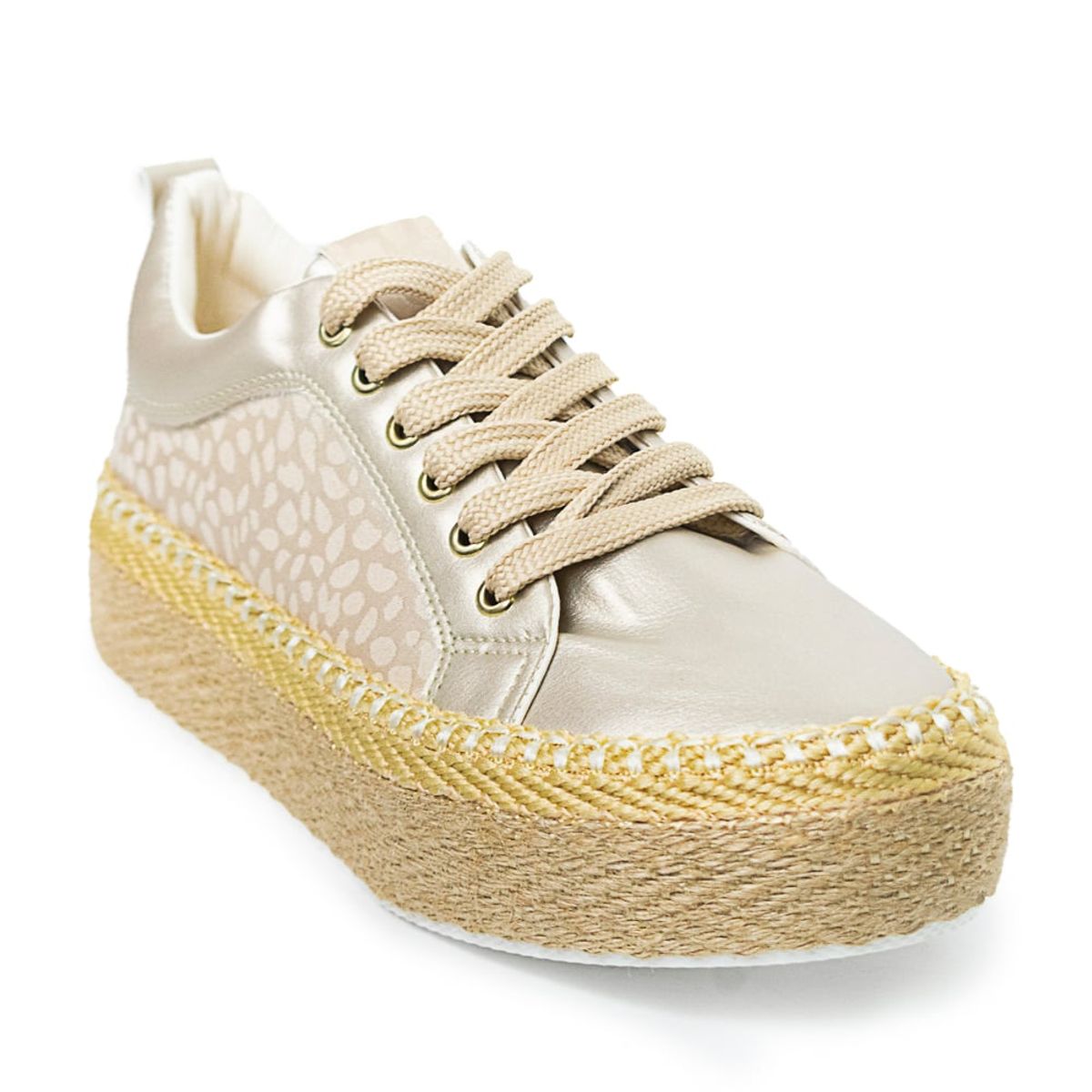 PRICE SHOES - Price Shoes Tenis moda Mujer 882VS017CHAMPANA