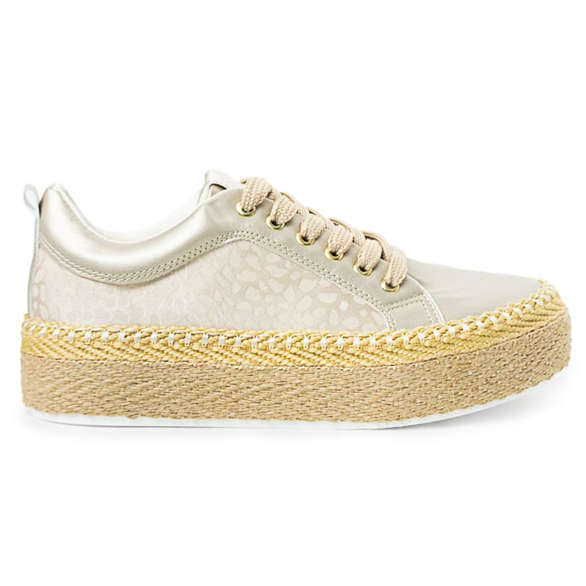 PRICE SHOES - Price Shoes Tenis moda Mujer 882VS017CHAMPANA