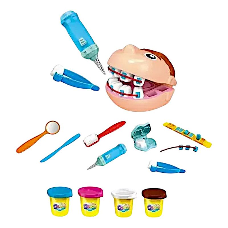 GENERICO - Dentista Plastilina Juego Odontologo Masas Juguete Moldes