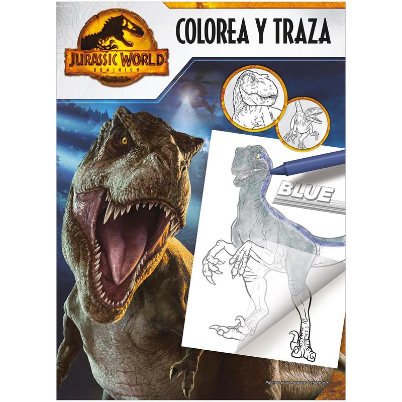 ALTEA - Jurassic World Dominion. Colorea Y Traza