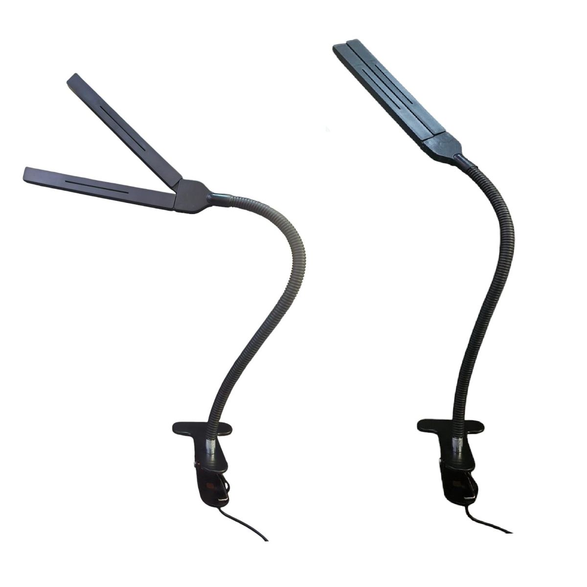 GENERAL - Lampara Escritorio Led 919 Prensa Ajustable 180° Negra