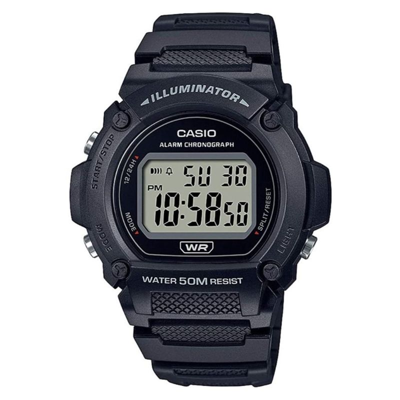 CASIO - Reloj Casio Modelo W-219H-1A Diseño Deportivo