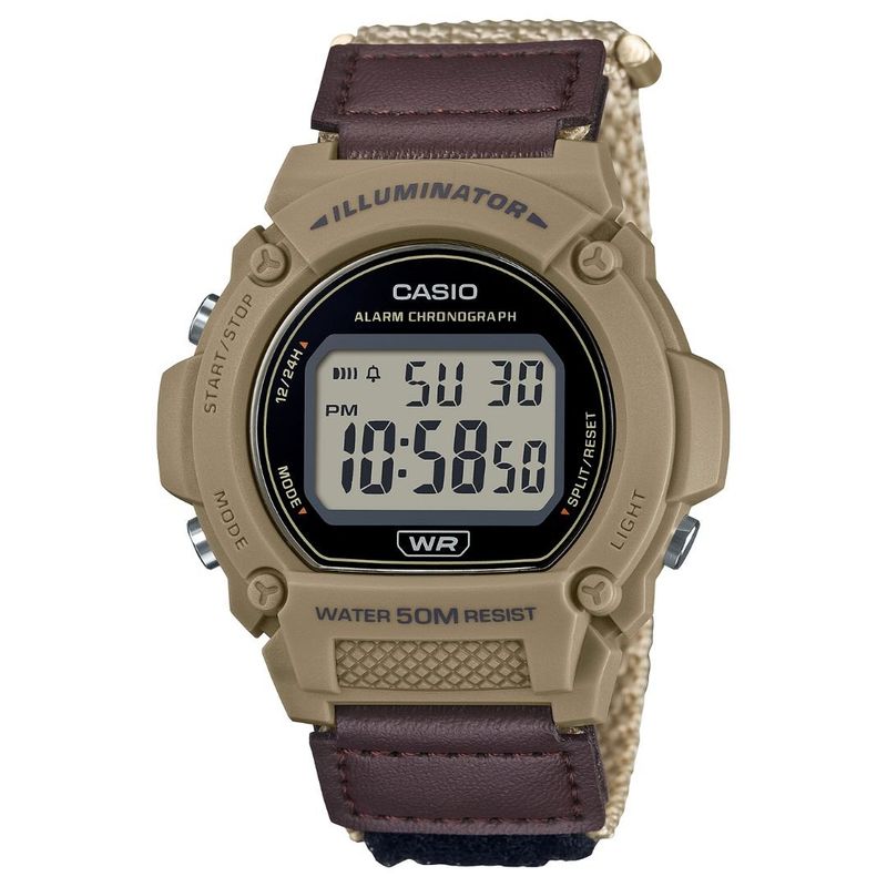 CASIO - Reloj Casio Modelo W-219HB-5A Diseño Deportivo