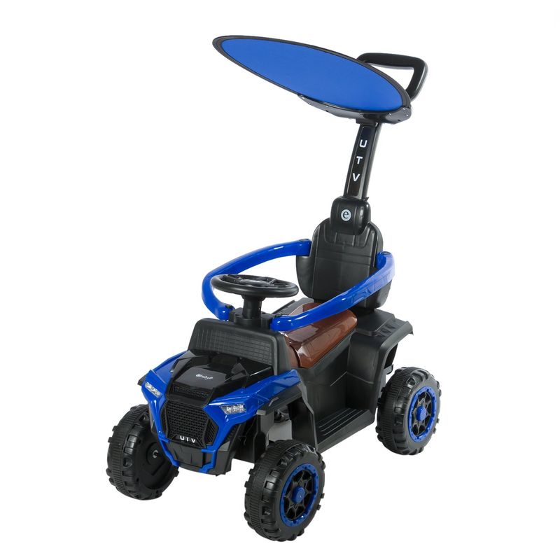 EBABY - Carro Paseador Con Parasol Luces Y Sonidos Ebaby Azul