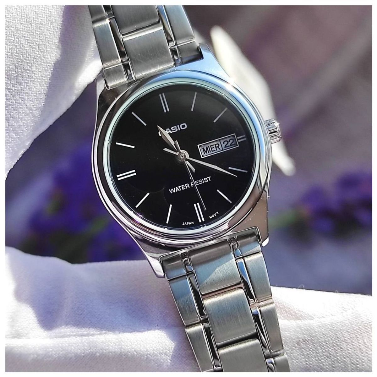 CASIO - Reloj Casio LTP-V006D-1B2 Para Dama Elegante