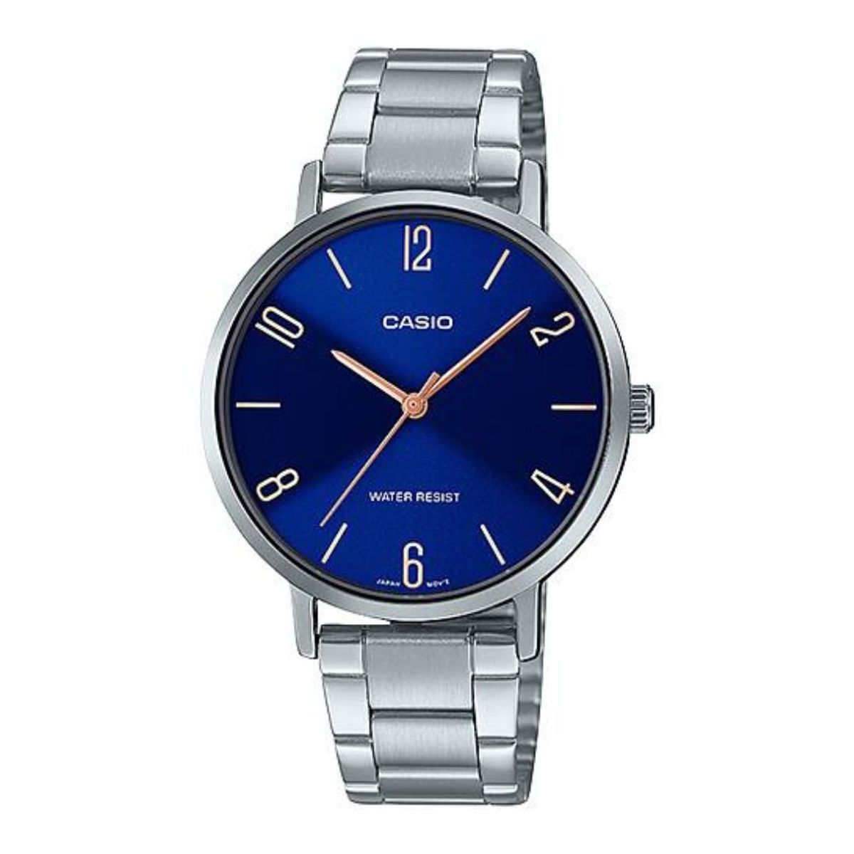 CASIO - Reloj Mujer Casio Dama LTP-VT01D-2B2 Diseño Elegante