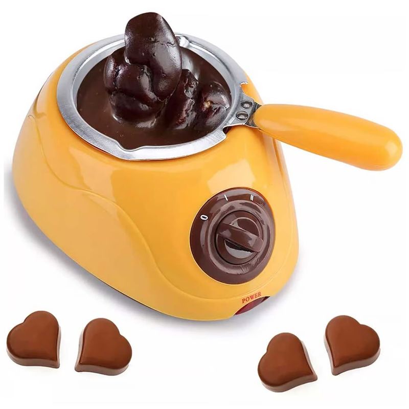 GENERICO - Olla Fundidora Chocolate Fondue Calienta Eléctrico