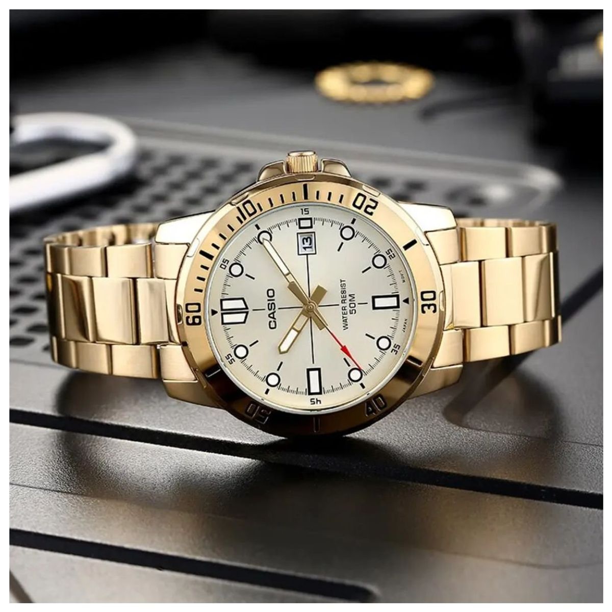 CASIO - Reloj Casio Modelo MTP-VD01G-9E Diseño Elegante