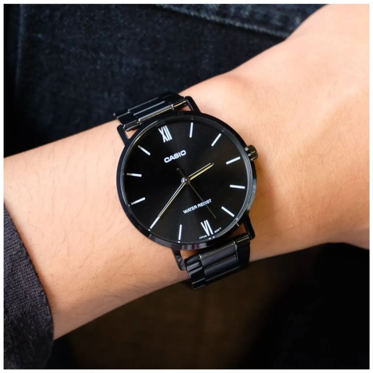 CASIO - Reloj Hombre Casio MTP-VT01B-1B Diseño Elegante