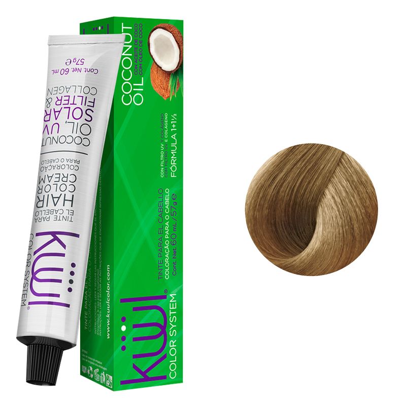 GENERICO - Tinte Kuul 8.22 Rubio Claro Nacarado Intenso 60ml