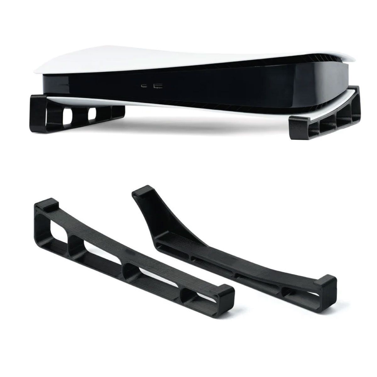 GENERICO - Soporte Para Ps5 FAT DIGITAL Base Horizontal Negro.