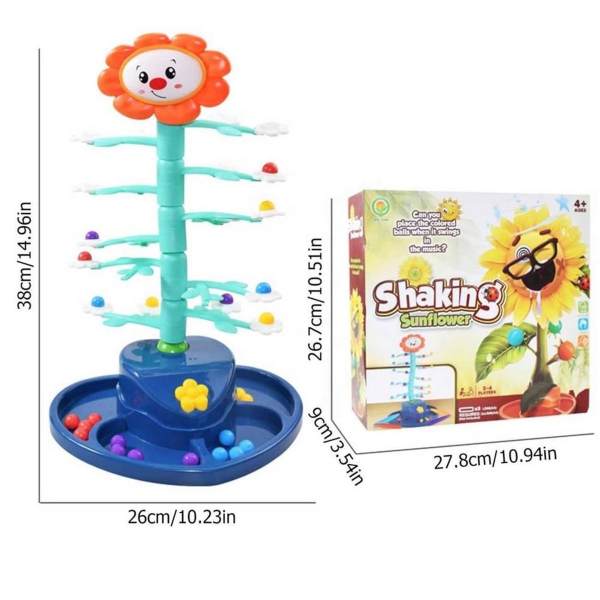 GENERICO - Juego De Mesa Girasol Movimiento Habilidad Equilibrio Niños