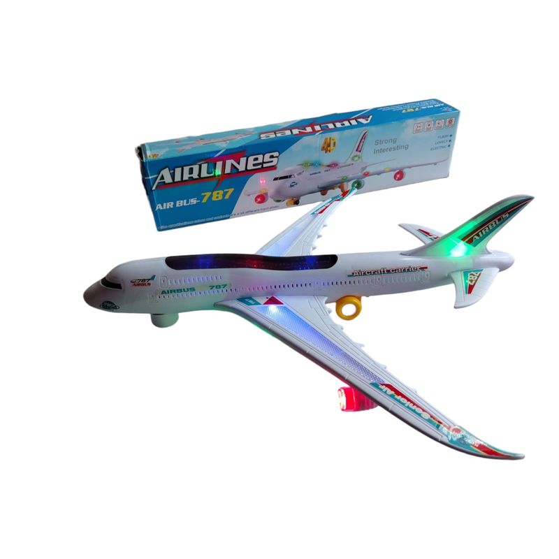 INFANTILES CAJUROMIX - AVION 787 LUCES Y SONIDO