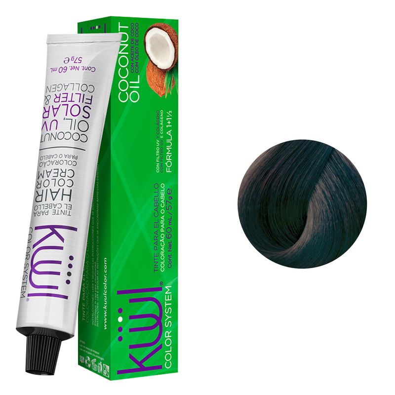 GENERICO - Tinte Kuul 1A Negro Azulado 60ml