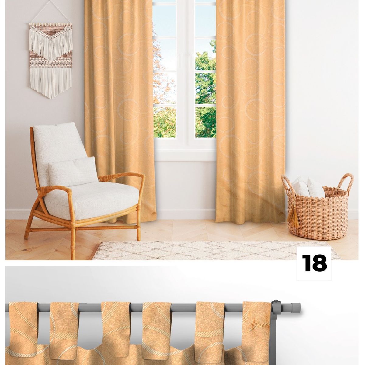 GENERICO - Cortinas Modernas Finas Decoración Hogar De Lujo Color Dorado