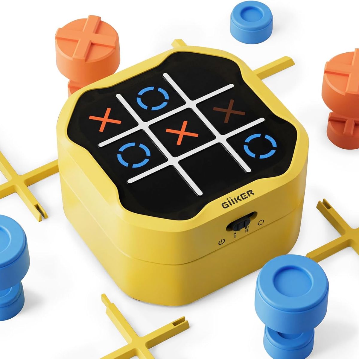 GENERICO - Juego triqui electrónico 3 en 1 Tic Tac Toe puzzle mesa