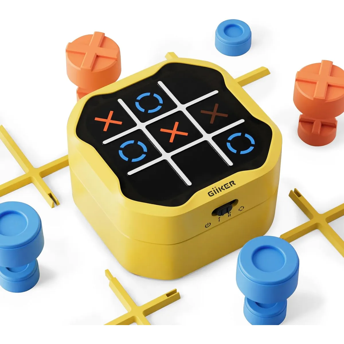 GENERICO - Juego triqui electrónico 3 en 1 Tic Tac Toe puzzle mesa