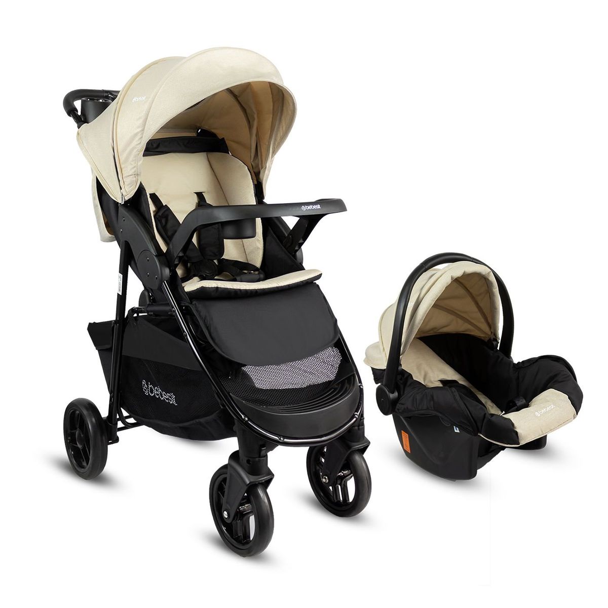 BEBESIT - Coche Bebé Travel System Sienna Beige Bebesit