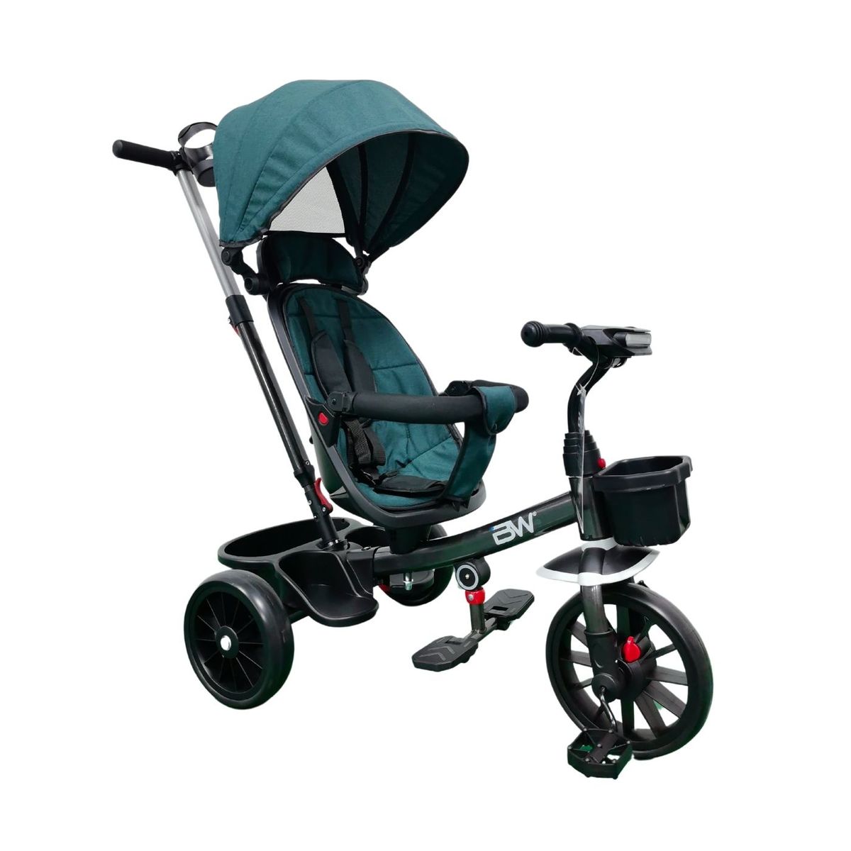 PRINSEL - Triciclo Montable Ryder 360 Verde  Goma EVA, Estable y Duradero