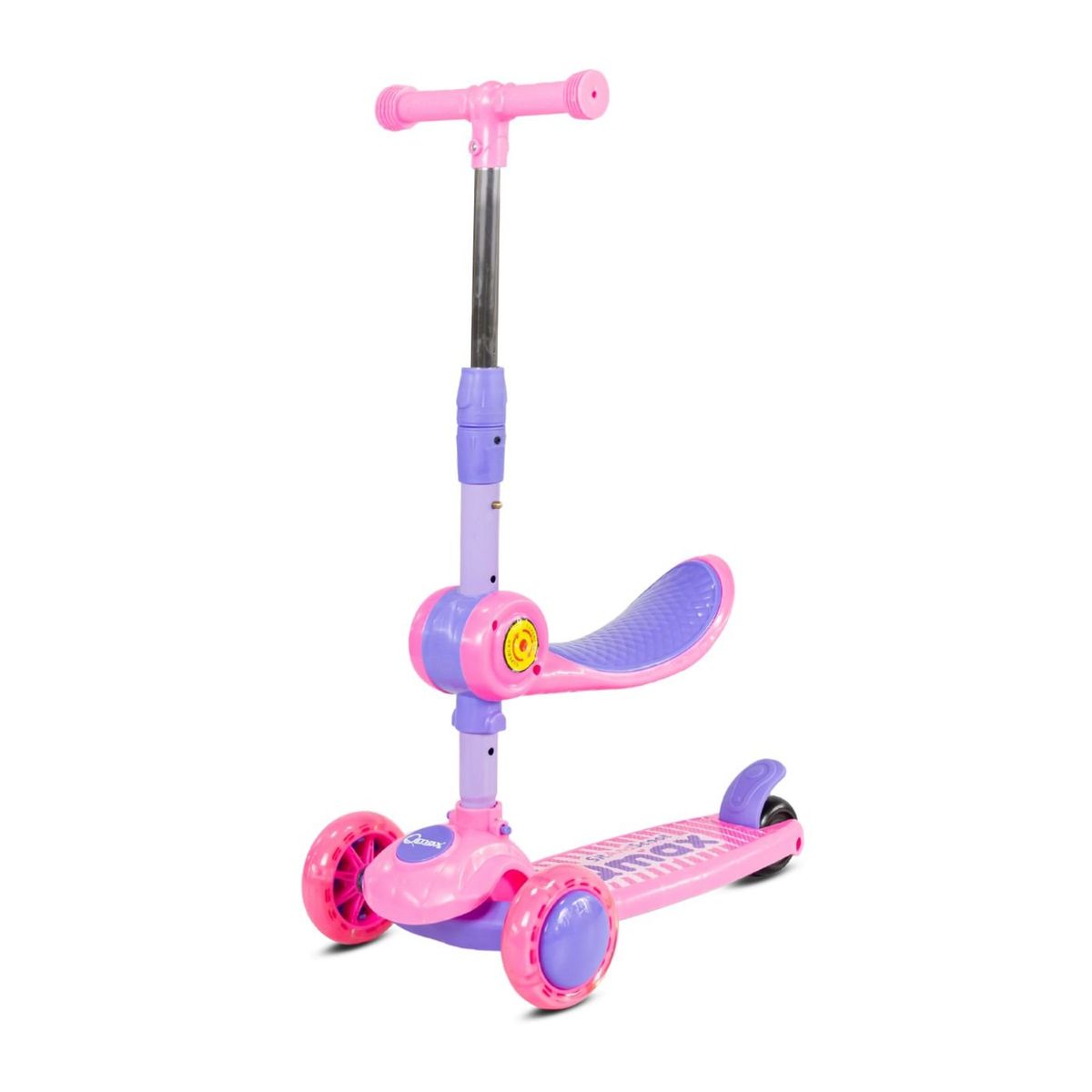 QMAX - Monopatin scooter para niñas Patineta Tri-scooter 2 en 1