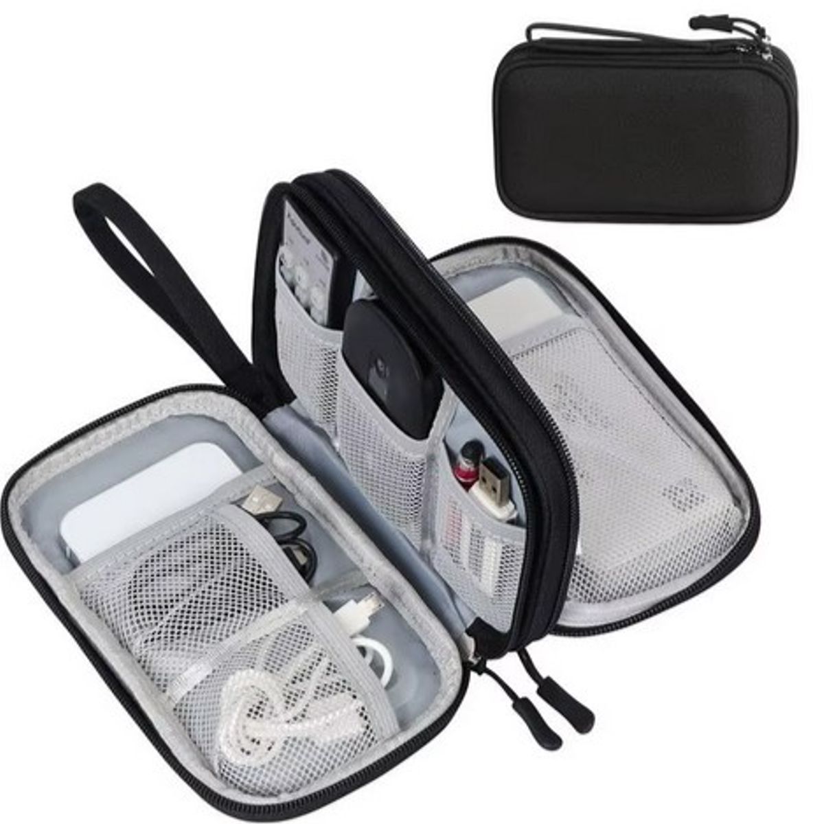 GENERICO - Estuche Organizador De Cables Cargador Usb Auriculares