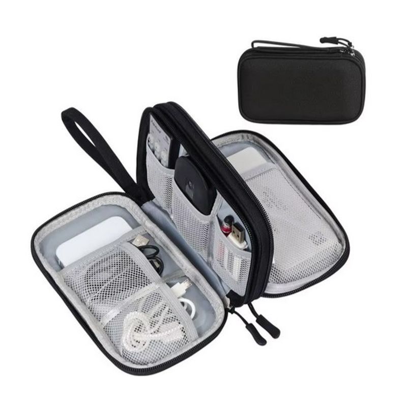 GENERICO - Estuche Organizador De Cables Cargador Usb Auriculares