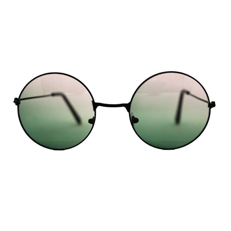 AT NIGHT SUNGLASSES - Gafas de sol At Night Round lennon Verde Coral UV400