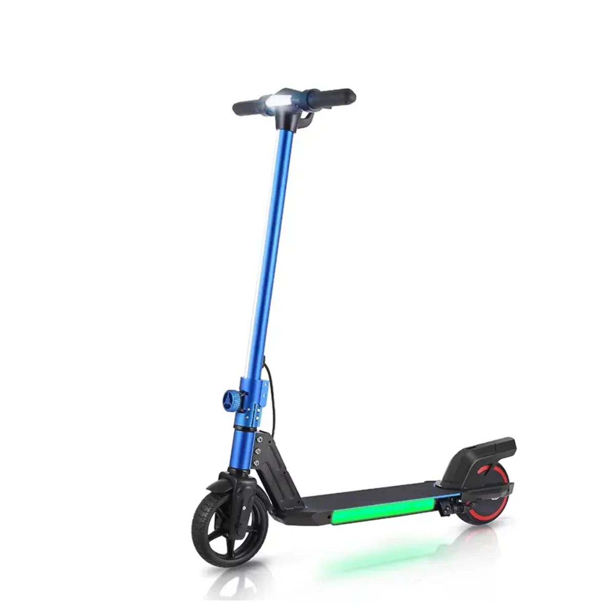 KIDSHOP - Patineta Scooter Electrica Niños Luces Motor 150W HE26 Azul