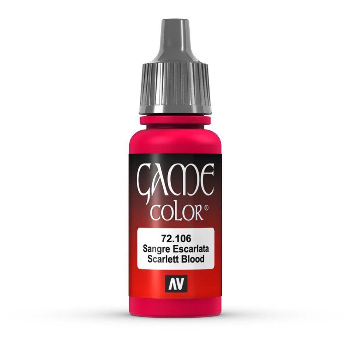 MANUEL VALLEJO - Acrilicos Vallejo GameColor 72106 Sangre Escarlata 18ml