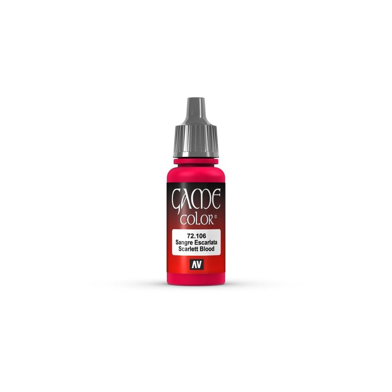 MANUEL VALLEJO - Acrilicos Vallejo GameColor 72106 Sangre Escarlata 18ml