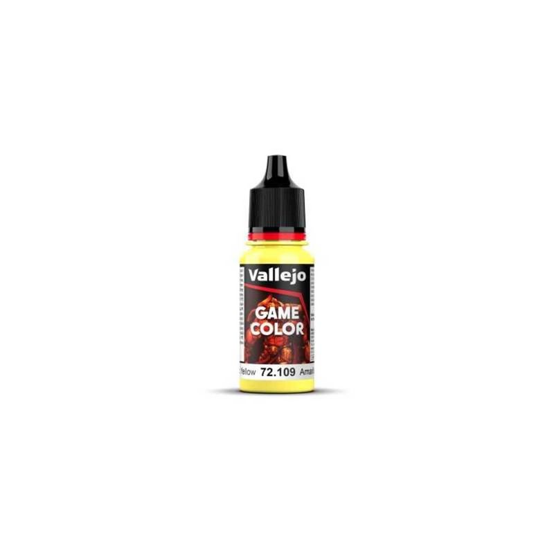 MANUEL VALLEJO - Acrilicos Vallejo Game Color 72109 Amarillo Tóxico 18ml