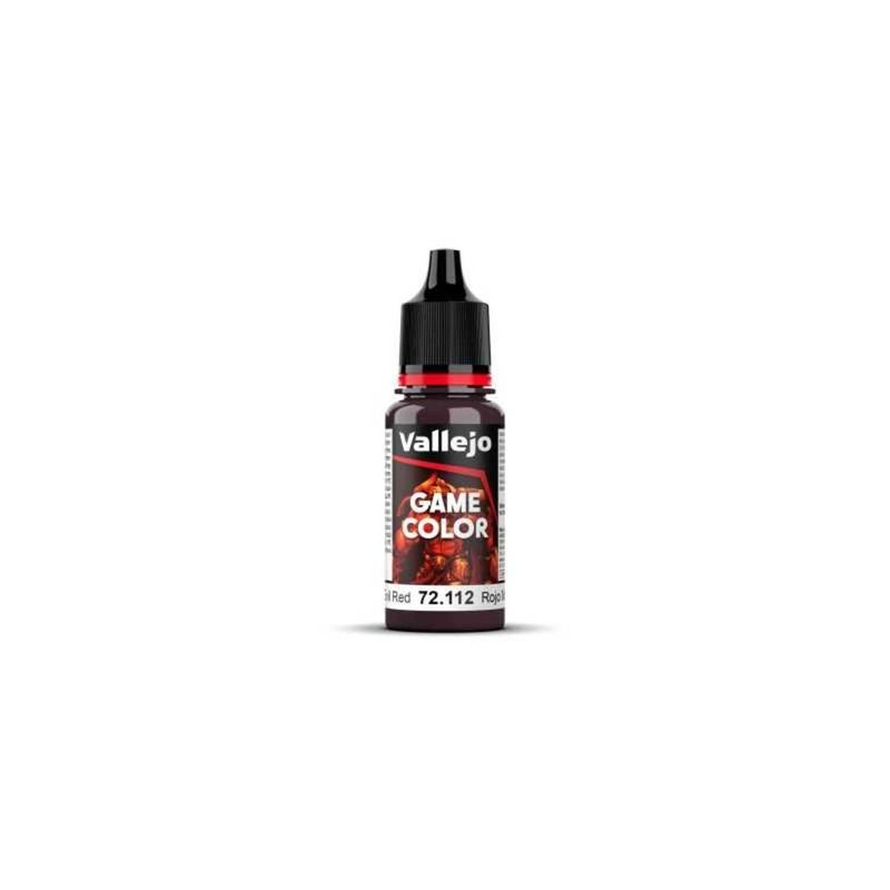 MANUEL VALLEJO - Pintura Acrilicos Vallejo GameColor 72112 Rojo Maligno 18ml
