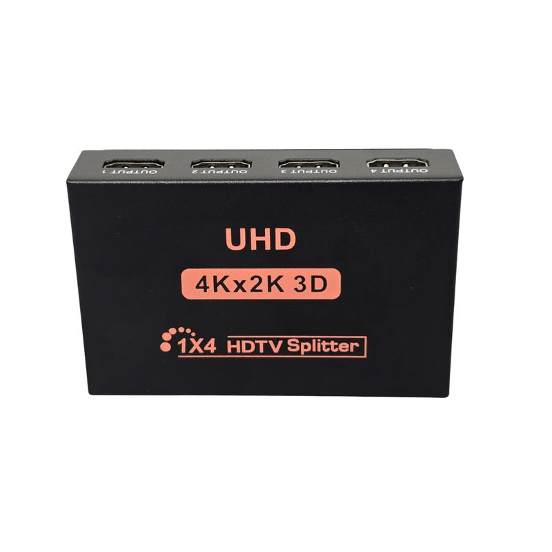 GENERICO - SPLITER HDMI 1X4 DIVISOR AMPLIFICADOR DE VIDEO