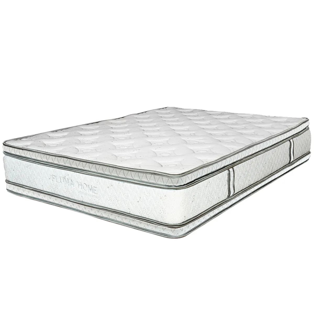 PLUMA HOME - Cama Baul start + Colchón Ortopedico  140 x 190 cm + 2 Alm + Protect