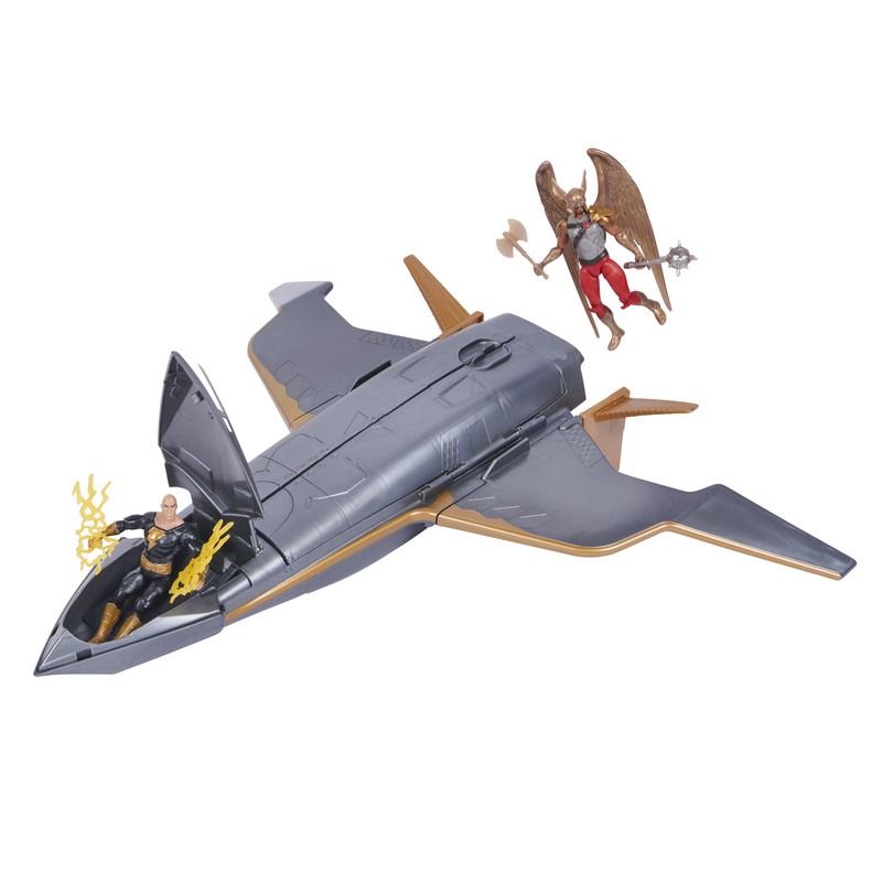 GENERICO - Vehiculo Hawk Cruiser con figuras Black Adam