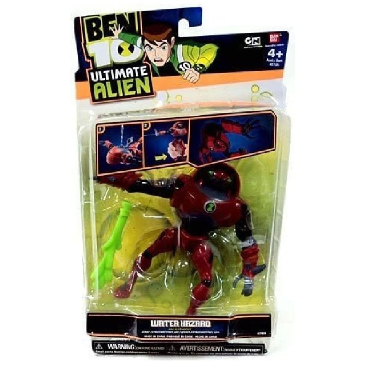 GENERICO - Ben 10 Water Hazard 6 Articulated Alien Figure By Ben 10