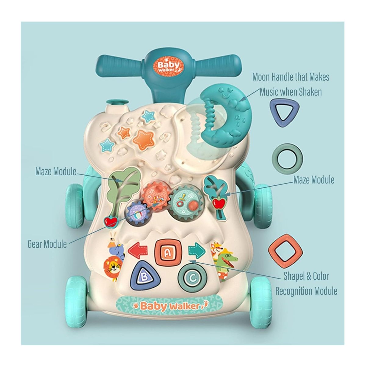 GENERAL - Caminador Bebe Musical Con Juego Baby Walker