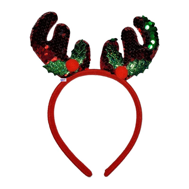 GENERICO - Balaca Diadema Navidad Diseño Reno Navideño