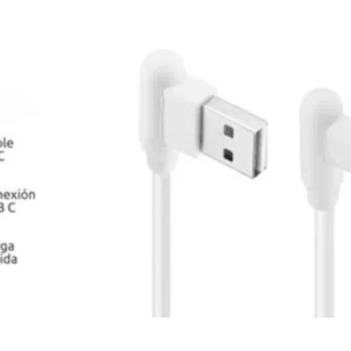 INNOVA - Cable De Carga Usb -tipo C 90 Grados Alta Duracion Innovo 5a
