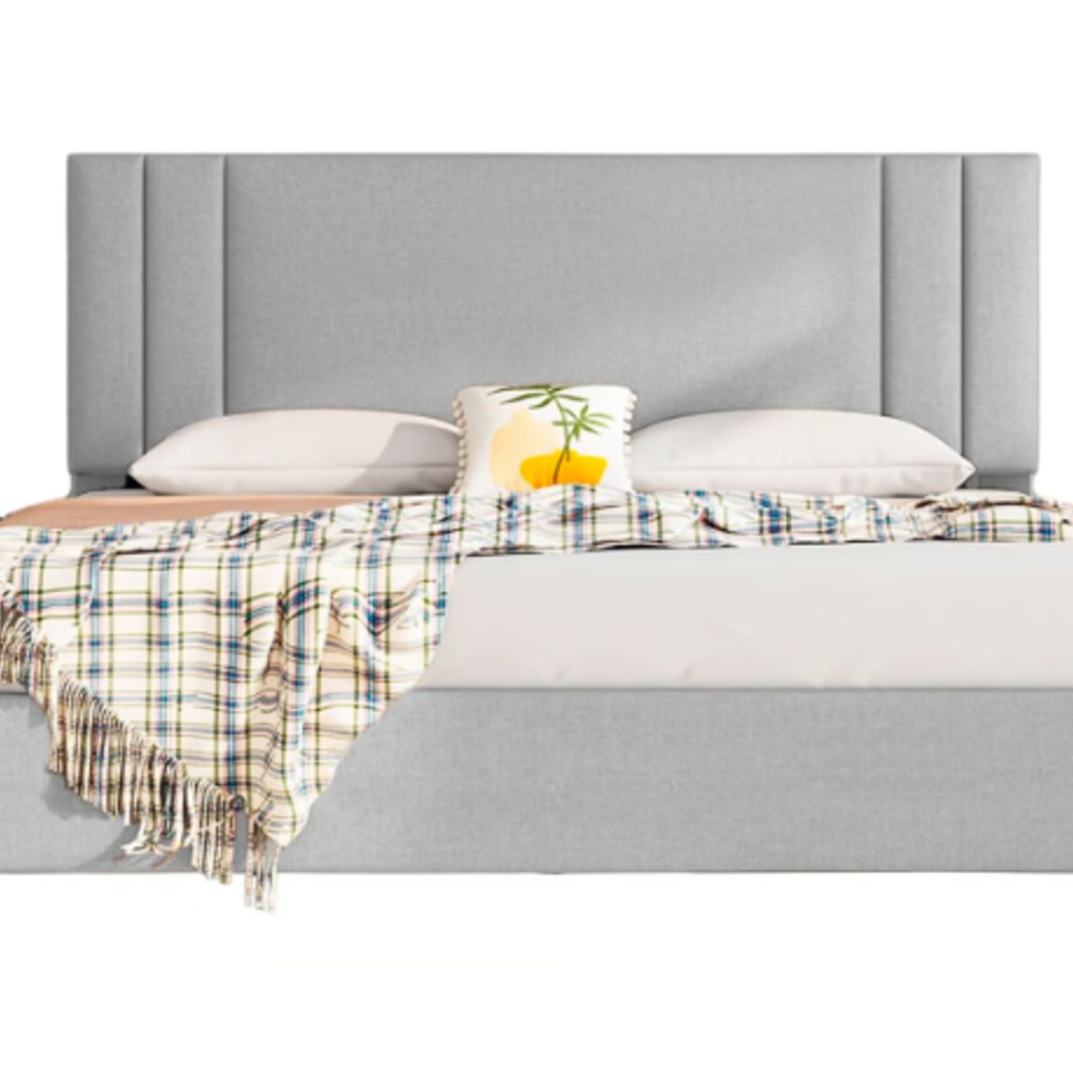 DISEÑOS RAMONA'S - Cabecero Doble Milán 140x60 Gris