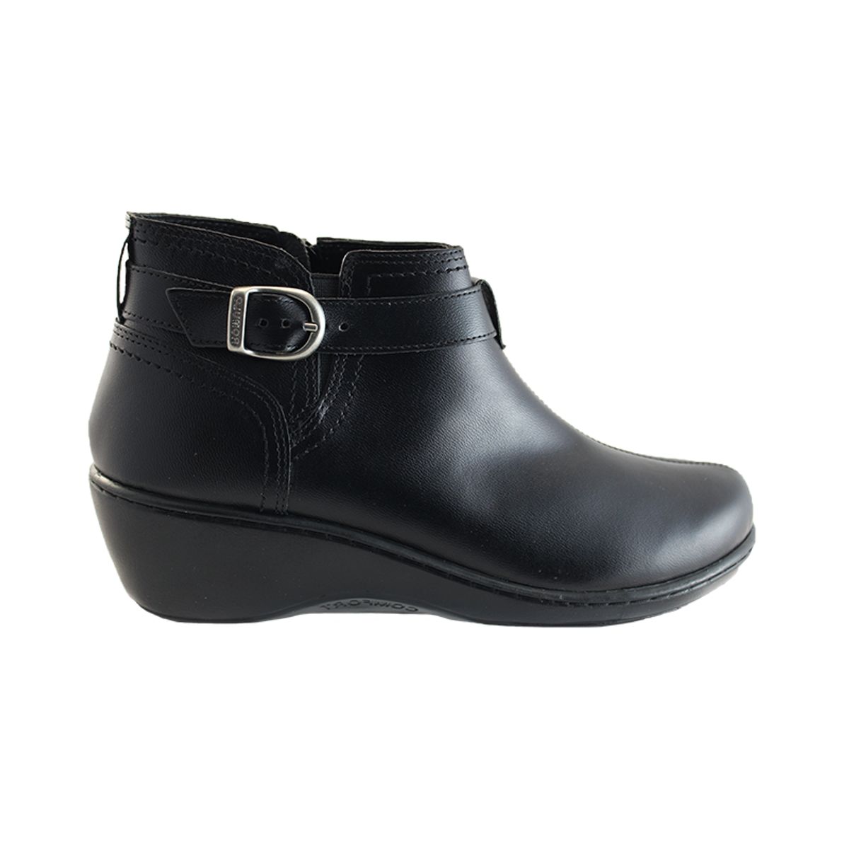 CALZADO ROMULO - Botin Romulo Cuero Dama Hebilla Decorativa Tacón Corrido