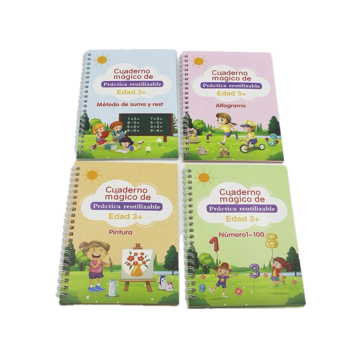 AGUGU STORE - Cuaderno Magico Reutilizable Aprender A Escribir Caligrafia